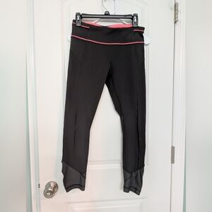 Lululemon, Women's Size 6, Pace Queen Tight, 7/8 Leggings, Soot